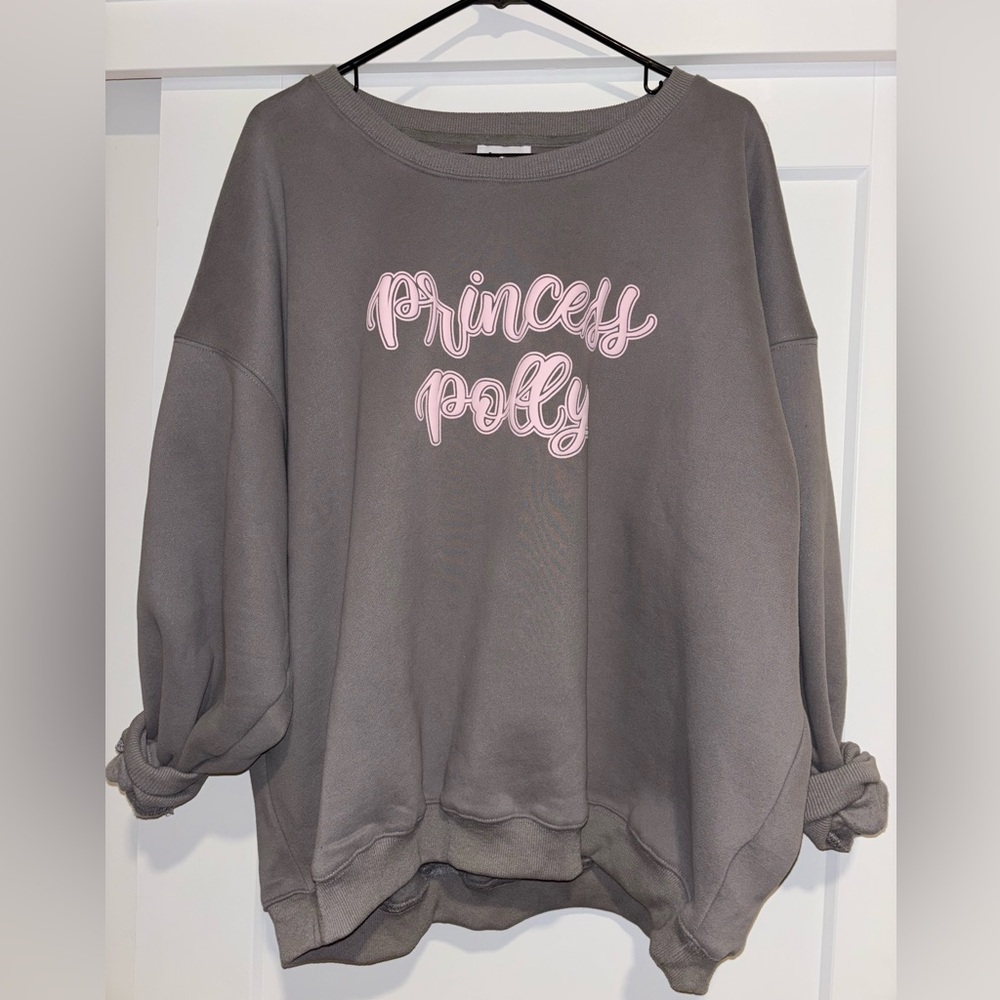 Princess Polly puff print crew neck | US 14 / XL